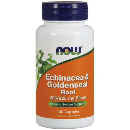 NOW Foods Echinacea & Goldenseal Root - 100 caps