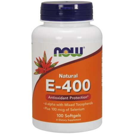 NOW Foods Vitamin E-400 IU with Selenium - 100 softgels