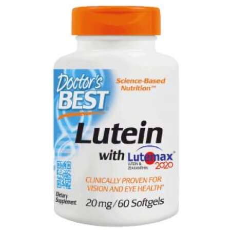 Doctor's Best Lutein with Lutemax, 20mg - 60 softgels