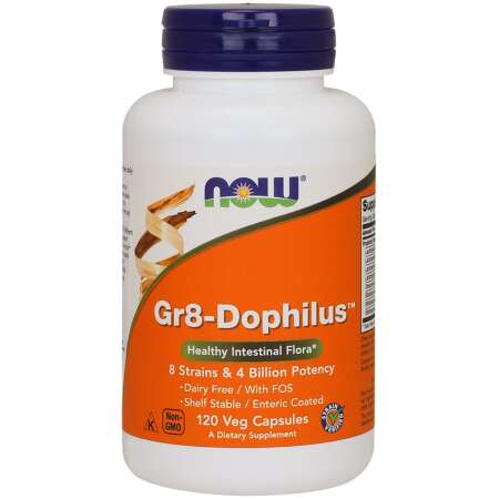 NOW Foods Gr8-Dophilus - 120 vcaps