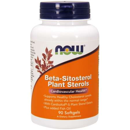 NOW Foods Beta-Sitosterol Plant Sterols - 90 softgels