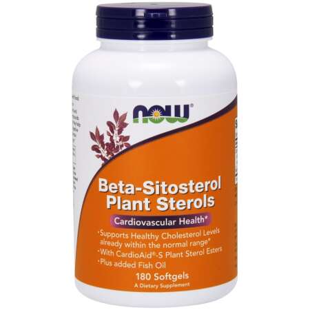 NOW Foods Beta-Sitosterol Plant Sterols - 180 softgels