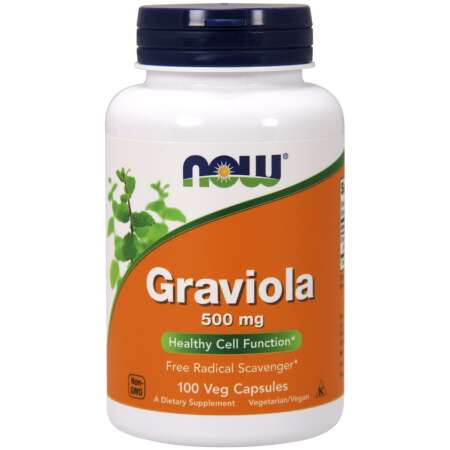 NOW Foods Graviola, 500mg - 100 vcaps