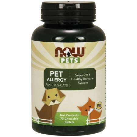 NOW Foods Pets, Pet Allergy - 75 chewable tablets