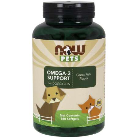 NOW Foods Pets, Omega-3 Support - 180 softgels