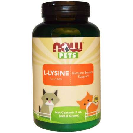 NOW Foods Pets, L-Lysine for Cats - 226g
