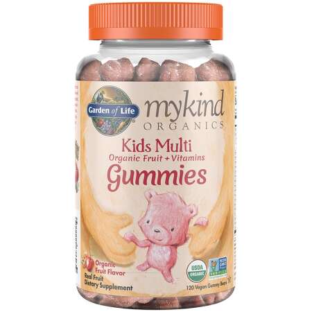 Garden of Life Mykind Kids Multi Gummies, Fruit Flavor - 120 vegan gummy bears