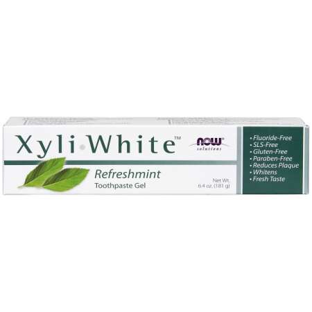 NOW Foods XyliWhite, Refreshmint Toothpaste Gel - 181g