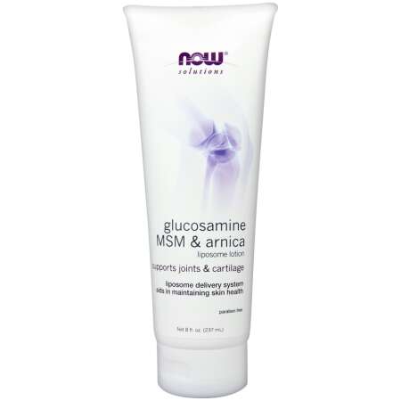 NOW Foods Glucosamine, MSM & Arnica Liposome Lotion - 237 ml.
