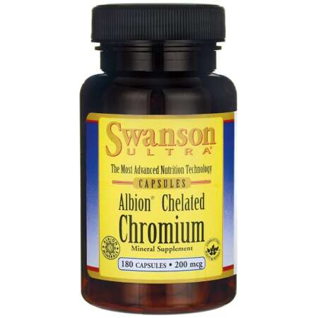 Swanson Albion Chelated Chromium, 200mcg - 180 caps