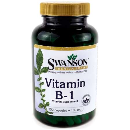 Swanson Vitamin B-1 (Thiamin), 100mg - 250 caps