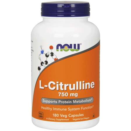NOW Foods L-Citrulline, 750mg - 180 vcaps