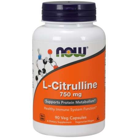 NOW Foods L-Citrulline, 750mg - 90 vcaps