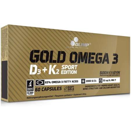 Olimp Nutrition Gold Omega 3 D3 + K2 Sport Edition - 60 caps