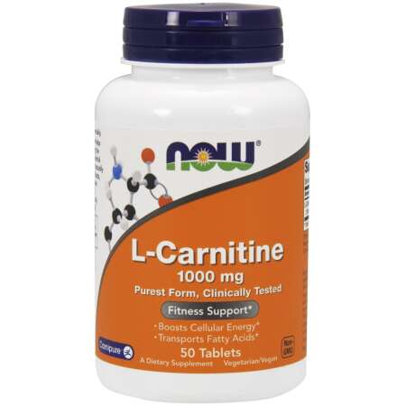 NOW Foods L-Carnitine, 1000mg - 50 tabs