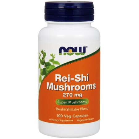 NOW Foods Rei-Shi Mushrooms, 270mg - 100 vcaps