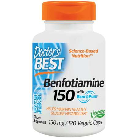 Doctor's Best Benfotiamine with BenfoPure, 150mg - 120 vcaps