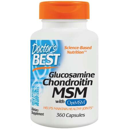 Doctor's Best Glucosamine Chondroitin MSM with OptiMSM - 360 caps