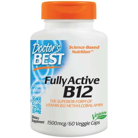 Doctor's Best Fully Active B12, 1500mcg - 60 vcaps