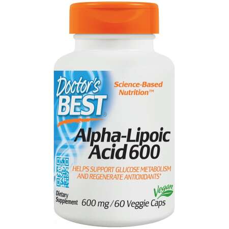 Doctor's Best Alpha-Lipoic Acid, 600mg - 60 vcaps