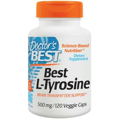 Doctor's Best L-Tyrosine, 500mg - 120 vcaps