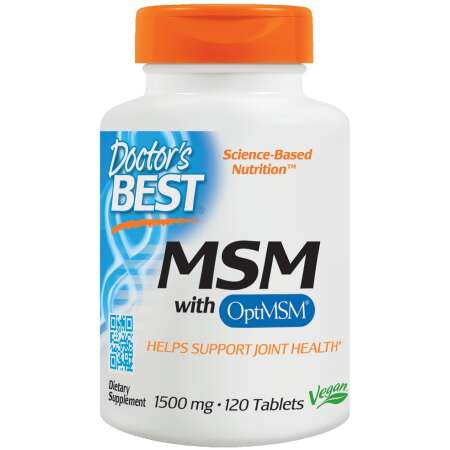 Doctor's Best MSM with OptiMSM Vegan, 1500mg - 120 tablets