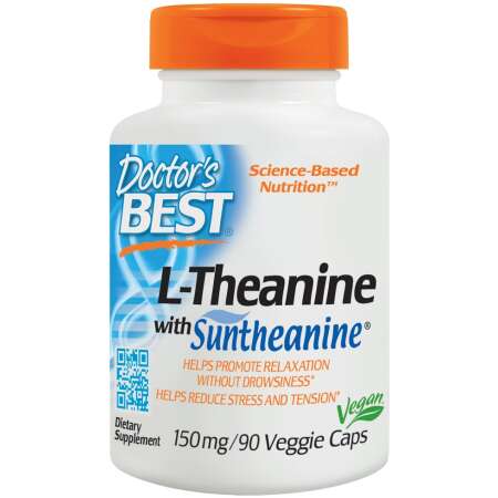 Doctor's Best L-Theanine with Suntheanine, 150mg - 90 vcaps