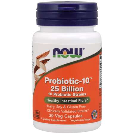 NOW Foods Probiotic-10, 25 Billion - 30 vcaps