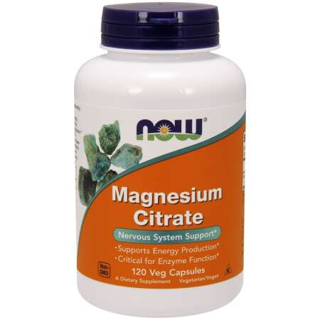 NOW Foods Magnesium Citrate, 400mg - 120 vcaps