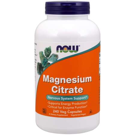 NOW Foods Magnesium Citrate, 400mg - 240 vcaps