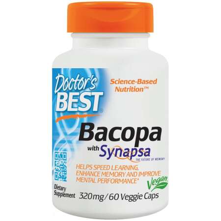 Doctor's Best Bacopa with Synapsa, 320mg - 60 vcaps