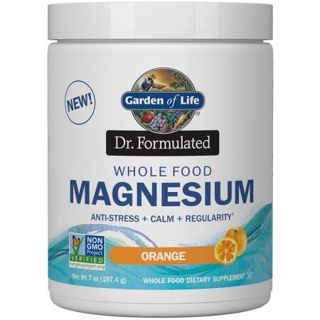 Garden of Life Dr. Formulated Whole Food Magnesium, Orange - 197g