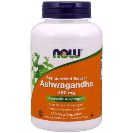 NOW Foods Ashwagandha Extract, 450mg - 180 vcaps