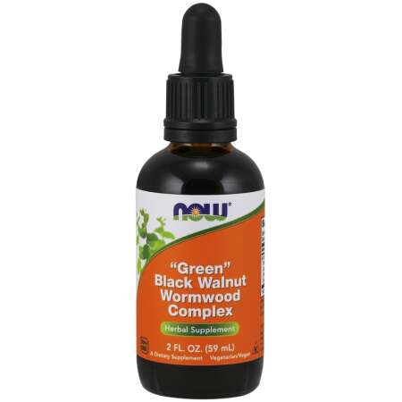 NOW Foods Green Black Walnut Wormwood Complex - 59 ml.