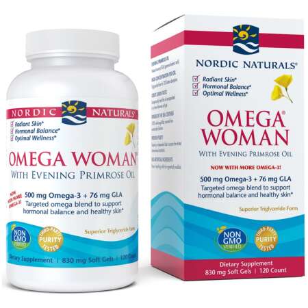 Nordic Naturals Omega Woman, 500mg - 120 softgels