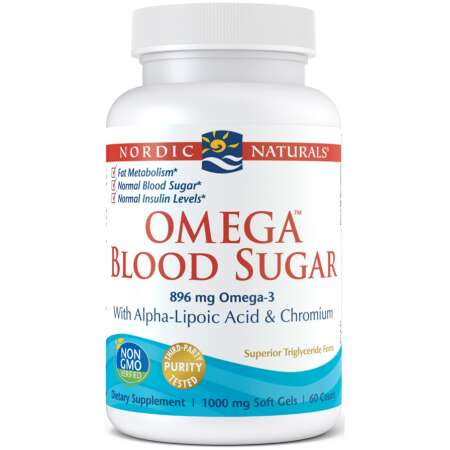 Nordic Naturals Omega Blood Sugar, 896mg - 60 softgels