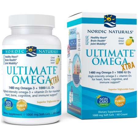 Nordic Naturals Ultimate Omega Xtra, 1480mg Lemon - 60 softgels