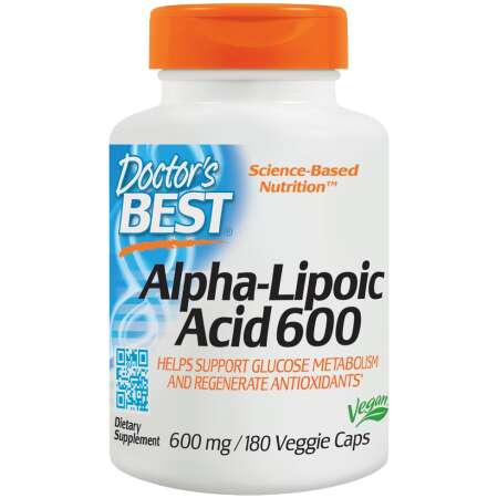 Doctor's Best Alpha-Lipoic Acid, 600mg - 180 vcaps