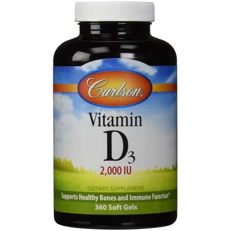 Carlson Labs Vitamin D3, 2000 IU - 360 softgels