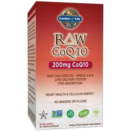 Garden of Life Raw CoQ10, 200mg - 60 vegan caps