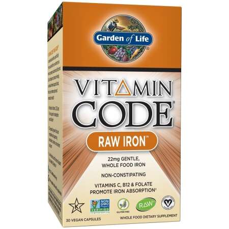 Garden of Life Vitamin Code Raw Iron - 30 vegan caps