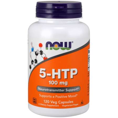 NOW Foods 5-HTP, 100mg - 120 vcaps