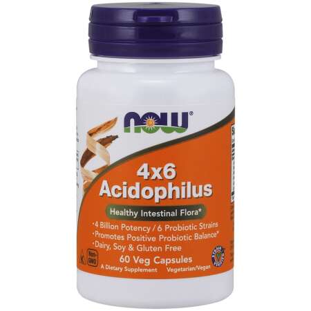 NOW Foods Acidophilus 4X6 - 60 vcaps