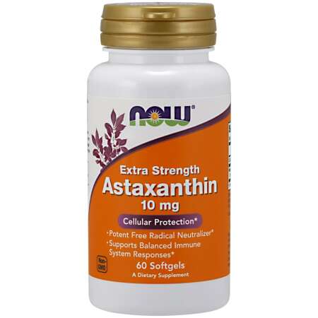 NOW Foods Astaxanthin Extra Strength, 10mg - 60 softgels