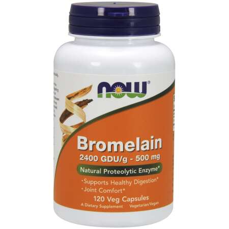 NOW Foods Bromelain, 500mg - 120 vcaps