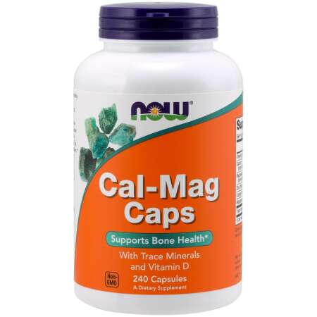 NOW Foods Cal-Mag Caps - 240 caps