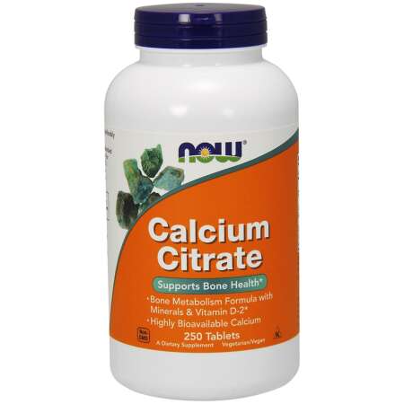 NOW Foods Calcium Citrate with Minerals & Vitamin D-2 - 250 tabs
