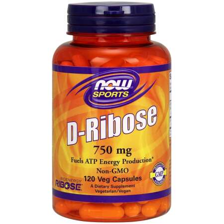 NOW Foods D-Ribose, 750mg - 120 vcaps