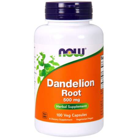 NOW Foods Dandelion Root, 500mg - 100 vcaps