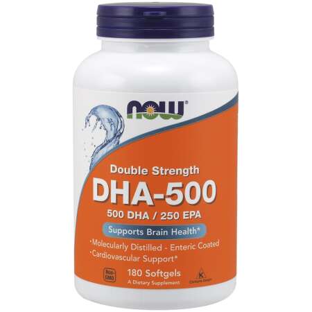 NOW Foods DHA-500, 500 DHA / 250 EPA - 180 softgels